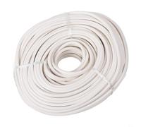 CashMuch Blocco per rivestimento piscina da 36,6 m, design a forma di T per piscine interrate e fuori terra, presa spinata a 3 file, protezione resistente alle intemperie, bianco (1 pezzo)