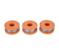 CashMuch Bobina di ricambio e linea per Argos per decespugliatore mcgregor MCT1825 MCT2X1825-2,5 m Pre-Wound Trimmer Wire Cordless Grass Trimmer Parts Doppio Autofeed Bobine Accessori per il taglio