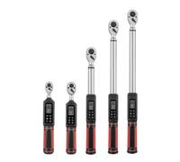 CashMuch Chiave dinamometrica digitale 1/4 3/8 1/2 pollici con vibrazione, LED e allarme cicalino, protezione da sovraccarico 10-135 N.m, 9 modalità preimpostate e registrazione dati per meccanica e