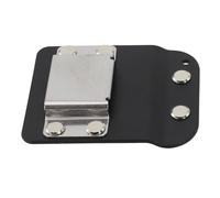 CashMuch Clip On Belt Drill Holder Holster for Impact Nailer and Cordless Drill, Nero Argento