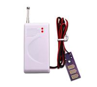 CashMuch Dettor d'acqua wireless per sistema di allarme, 433 MHz Rf, portata 100 M+, alimentazione a batteria 12 V, alloggiamento in ABS bianco, per la protezione dalle inondazioni domestiche e la