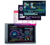 CashMuch Display LCD IPS da 3,5" con rotazione orizzontale e verticale, per AIDA64 per Windows, Linux, Raspberry Pi e Synology