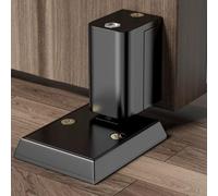 CashMuch Fermaporta antivento Hvy Duty S, regolabile, in lega di zinco, senza trapano, per porte in legno e acciaio inossidabile (5-25 mm Sms)