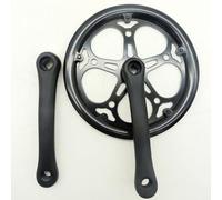 CashMuch Guarnitura pieghevole per bicicletta, 40-52T, 170 mm, con protezione catena singola per velocità singola