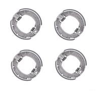 CashMuch Set di ganasce freno per bicicletta elettrica, 110 mm, componenti di montaggio per freno a tamburo CG125, anteriore e posteriore (4 pezzi)