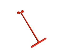 CashMuch Stelo esteso della valvola a sfera in PVC con maniglia a doppia orecchio, ferro ispessito per asta di estensione del tubo rotondo, funzionamento sicuro del pozzo profondo, 30 cm/60 cm