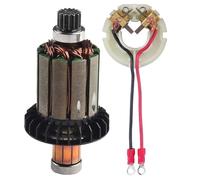 CashMuch Supporto per armatura e spazzole in carbonio per Dhp458 Bhp458 Ddf458 Bdf458, Reacement Part 619496-0 e 638991-1, compatibile con utensili elettrici Makita serie Dhp458