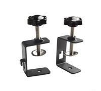 CashMuch Supporto regolabile in metallo per sacchetti della spazzatura, clip per armadio, da tavolo, per cucina, giardino, campeggio all'aperto, nero