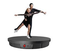 Cashwise Giradischi Girevole Regolabile, espositore Rotante Elettrico, Fotografia Giradischi Display Carico 100 kg Display Prodotto Display Giradischi motorizzato,Black-52cm