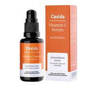 Casida - Siero Vitamina C - siero viso antiossidante - alto dosato con acido ialuronico - per viso, occhi, collo e decolleté - la qualità delle farmacie - 30ml