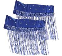 Casiler 1 Paio di Maniche Ballo Latino con Nappe, Eleganti Polsini Gomiti, Bracciale Ballo per Spettacoli Teatrali E Riunioni di Eventi Sociali