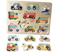 Casiler Puzzle in Legno, Giocattoli Prescolari Montessori per Neonati E Bambini Piccoli, Giochi Educativi per Prima Infanzia, Giocattolo in Legno 3+, Regalo per Bambino O Bambina