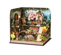 Casina, Modellino Di Casa In Legno Da Costruire Con Luci LED, Kit di Costruzione Creativo, Modello da Montare Collezionabile per Esposizione Scrivania Casa Scuola Ragazzi Ragazze