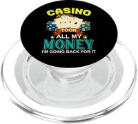 Casino ha preso tutti i miei soldi Gioco d'azzardo Las Vegas PopSockets PopGrip per MagSafe