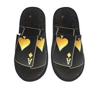 Casino Playing Cards Donna Uomo Slippers Morbide Scarpe Da Casa Calde Pantofole Per Interno Casa Autunno L