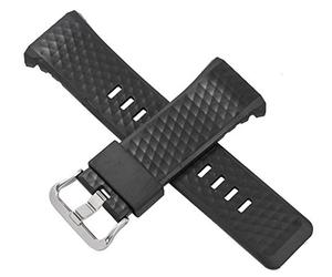 Casio 10545781 Genuine Factory Black Waveceptor Replacement Band WSD-F20