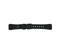 Casio Cinturino Originale Gomma Nero 71604816 Ansa 18 mm. Modello JC-30