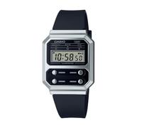 Casio A100WEF-1A | Orologio Digitale Vintage Retr? | Acciaio Inox Nero | LED Bac