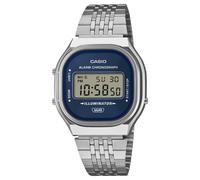 Casio A140WE-2AEF Orologio Digitale Classico Unisex Silver Blue Resin