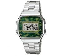 CASIO A168WEC-3DF OROLOGIO UOMO ACCIAIO CAMOUFLAGE MILITARE DIGITALE SOTTOCOSTO