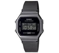 Casio A168WEMB-1B Orologio da polso digitale, cinturino in maglia di...