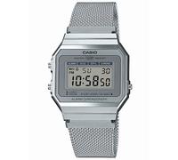 Casio Orologio Digitale Donna con Cinturino in Acciaio Inox A700WEM-7AEF