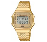 Casio ABL-100WEG-9AEF Unisex Digital Watch - Gold-Tone, Bluetooth, Step Tracker + Steps Counter