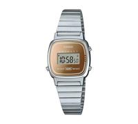 Casio, ,Accessories ,Donna ,Grigio ,ONE SIZE Orologio Digitale in Acciaio Inossidabile Grigio con Allarme