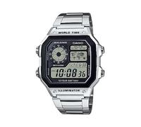 Orologio da uomo Casio Digital World Time WR100M AE-1200WHD-1AVDF AE-1200WHD-1AV