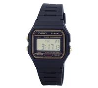 Casio Alarm Chronograph Digital Giallo Quadrante F-91WG-9S Orologio da uomo