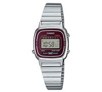 Casio Alarm Digitale Rosso Quadrante Quarzo LA-670WA-4D Orologio da donna