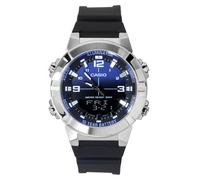 Casio Analog Digital Combination Resin Strap Blue Dial AMW-870A-2AV Men's Watch