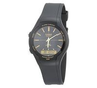 CASIO Analogico-digitale AW-90H-9EVDF, Casio Men's Watch Black Dial Digital Black Aw-90h-9evdf, striscia