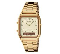 CASIO AQ-230GA-9DMQYES OROLOGIO UNISEX DORATO RETTANGOLARE VINTAGE SOTTOCOSTO