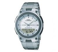 CASIO AW-80D-7A Orologio Analogico Digitale Telememo Quadrante Bianco