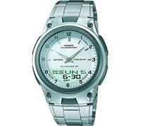 Orologio CASIO AW-80D-7A Acciaio Anadigit Chrono Telememo Digitale Silver 50mt