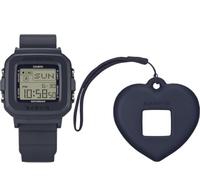 Casio Baby-G BGD-10KH-2C Orologio digitale grigio con ciondolo a forma di cuore