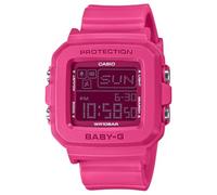 Casio Baby-G BGD10K-4 - Set orologio digitale e supporto, stile Y2K, resistente all'acqua fino a 100 m, display animazione pixel, Rosa