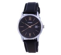 Casio Black Dial Stainless Steel Analog Quartz MTP-V002L-1B3 Men's Watch