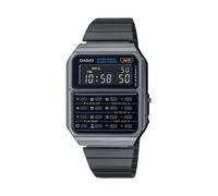 Casio CA-500WEGG-1BEF Unisex Digital Calculator Watch - Black Stainless Steel