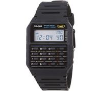Casio CA-53W-1ZDR Orologio unisex, Calcolatrice Silicone, Nero, Vintage Classic