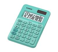 Calcolatrice da tavolo Casio MS-7UC-GN - 939159 Calcolatrice da scrivania 1,9 X 8,6 X 12 cm con display da 10 cifre di colore verde pastello in confezione da 1 Pz.