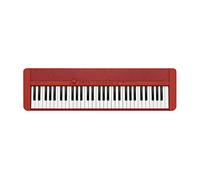 Casio Casiotone CT-S1RD Piano-tastiera con 61 tasti sensibili al tocco, 61 suoni, rossa
