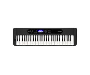 Casio Casiotone CT-S400 Tastiera con 61 tasti sensibili al tocco, 600 suoni e 200 ritmi di accompagnamento, nera