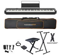 CASIO CDP-S110 Black con Borsa, Stand e Panchetta Bundle pianoforte digitale ...