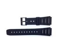 Cinturino Casio 20Mm | Resina Nera W-741 W-720 CA-53W