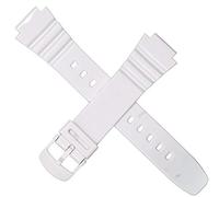 Casio Cinturino originale per orologio W-214HC W214 bianco W 214 214HC 10409325, Cinturino