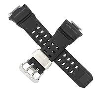 Casio Cinturino per orologio genuino per GW-9400J GW 9400J 9400 in fibra di carbonio nera, cinturino