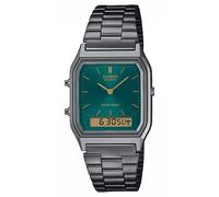 CASIO Collection Edgy Orologio Da Polso Ana-Digi Grigio/Verde AQ-230EGG-3AEF