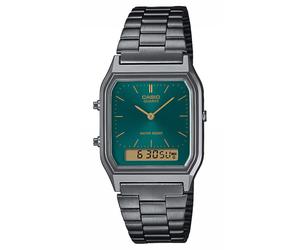 CASIO Collection Edgy Orologio Da Polso Ana-Digi Grigio/Verde AQ-230EGG-3AEF